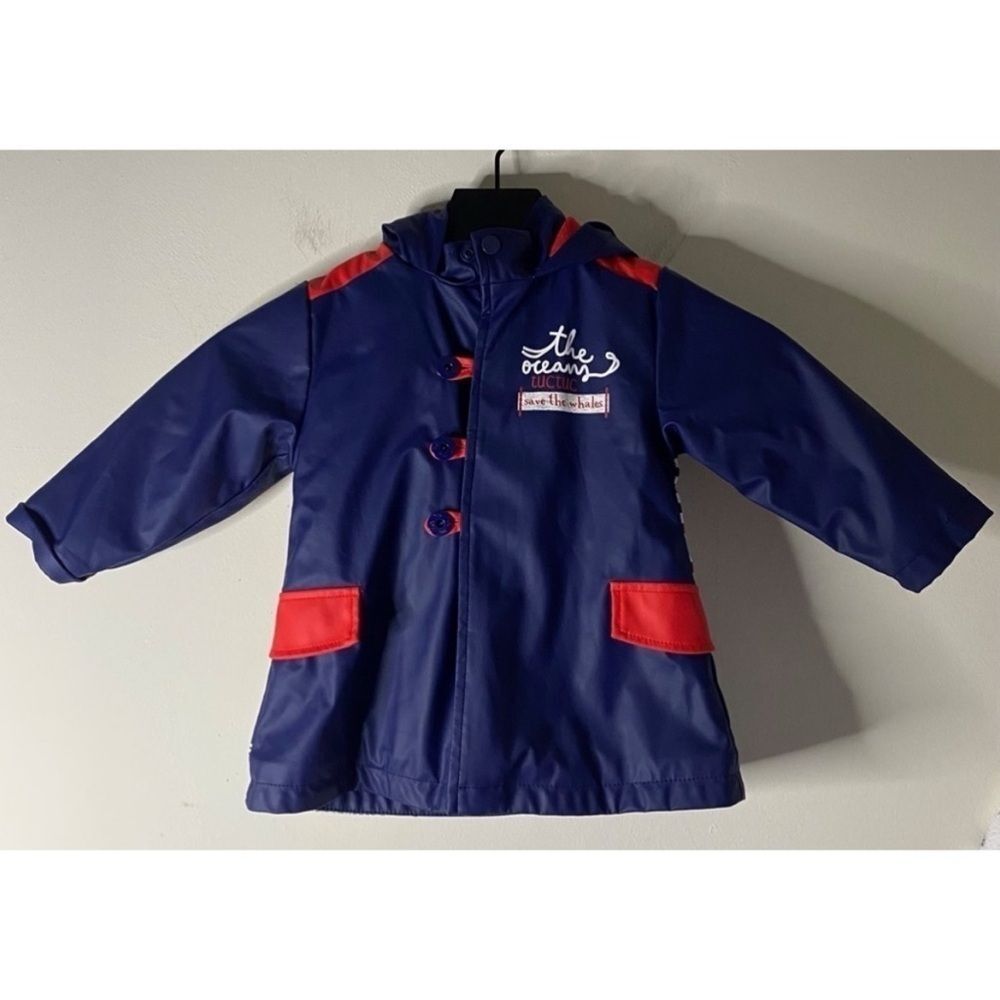 Tuc Tuc Kid’s Fleece Lined Hooded Raincoat Size 18M
